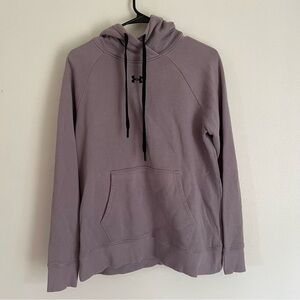 Under Armour Purple Rival Fleece Hoodie Size Medium